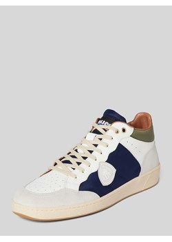 Sneakersy skórzane w stylu Colour Blocking model ‘MURRAY’ ze sklepu Peek&Cloppenburg  w kategorii Buty sportowe męskie - zdjęcie 170408368