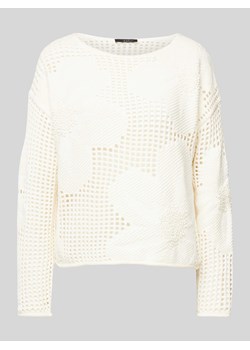 Sweter z dzianiny z ażurowym wzorem ze sklepu Peek&Cloppenburg  w kategorii Swetry damskie - zdjęcie 170408369