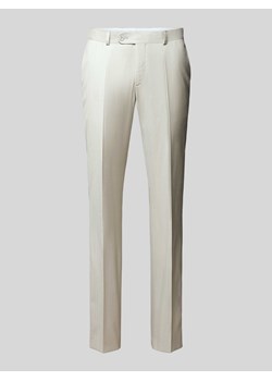 Spodnie do garnituru o kroju slim fit w kant model ‘Silas’ ze sklepu Peek&Cloppenburg  w kategorii Spodnie męskie - zdjęcie 170408609