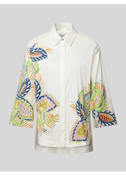 Bluzka z kwiatowym nadrukiem ze sklepu Peek&Cloppenburg  w kategorii Koszule damskie - zdjęcie 170408787