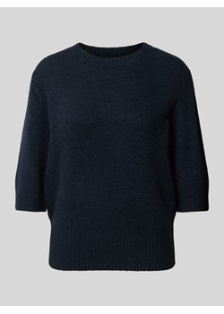 Sweter z dzianiny z okrągłym dekoltem model ‘Pandaka’ ze sklepu Peek&Cloppenburg  w kategorii Swetry damskie - zdjęcie 170408908