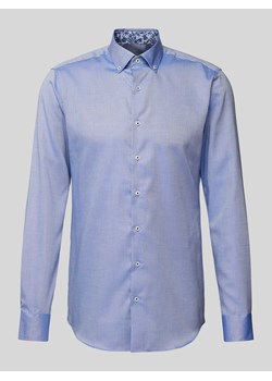 Koszula biznesowa o kroju Slim Fit z kołnierzykiem typu button down ze sklepu Peek&Cloppenburg  w kategorii Koszule męskie - zdjęcie 170408967