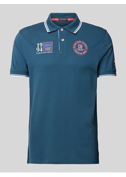 Koszulka polo o kroju regular fit z naszywkami z logo ze sklepu Peek&Cloppenburg  w kategorii T-shirty męskie - zdjęcie 170408995