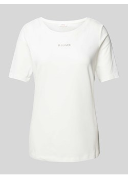 T-shirt z nadrukiem z logo ze sklepu Peek&Cloppenburg  w kategorii Bluzki damskie - zdjęcie 170409047