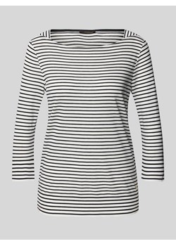 Bluzka z mieszanki lyocellu z długim rękawem i wzorem w paski ze sklepu Peek&Cloppenburg  w kategorii Bluzki damskie - zdjęcie 170409079