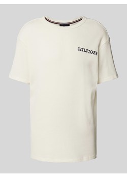 T-shirt z fakturowanym wzorem ze sklepu Peek&Cloppenburg  w kategorii T-shirty męskie - zdjęcie 170409139