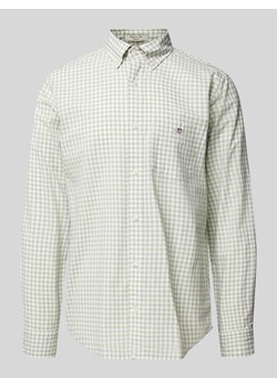 Koszula casulowa o kroju regular fit ze wzorem w kratkę vichy model ‘POPLIN’ ze sklepu Peek&Cloppenburg  w kategorii Koszule męskie - zdjęcie 170409148