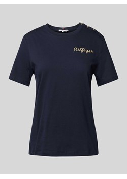 T-shirt z listwą guzikową ze sklepu Peek&Cloppenburg  w kategorii Bluzki damskie - zdjęcie 170409195