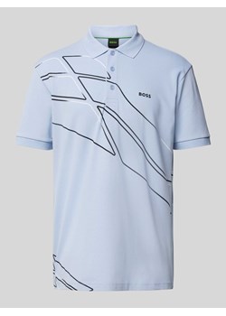Koszulka polo z wyhaftowanym logo model ‘Paddy’ ze sklepu Peek&Cloppenburg  w kategorii T-shirty męskie - zdjęcie 170409215