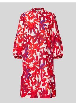 Sukienka o długości do kolan ze stójką model ‘Mila’ ze sklepu Peek&Cloppenburg  w kategorii Sukienki - zdjęcie 170409247