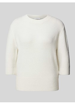 Sweter z dzianiny z okrągłym dekoltem model ‘Pandaka’ ze sklepu Peek&Cloppenburg  w kategorii Swetry damskie - zdjęcie 170409459