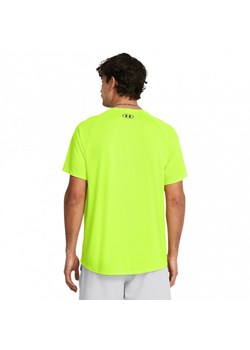 Męska koszulka treningowa Under Armour UA Tech Textured SS - zielona ze sklepu Sportstylestory.com w kategorii T-shirty męskie - zdjęcie 170410277