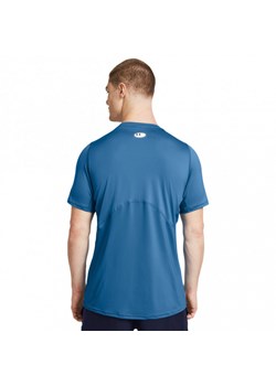 Męska koszulka treningowa Under Armour UA HG Armour Fitted SS - niebieska ze sklepu Sportstylestory.com w kategorii T-shirty męskie - zdjęcie 170410558