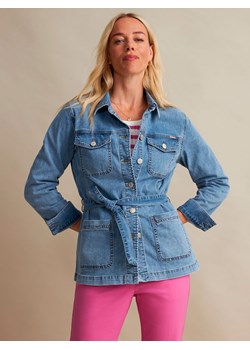 Długa kurtka damska dżinsowa Red Button Robie ze sklepu Eye For Fashion w kategorii Kurtki damskie - zdjęcie 170411459