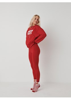Reserved - Piżama z świątecznym motywem - czerwony ze sklepu Reserved w kategorii Piżamy damskie - zdjęcie 170411847