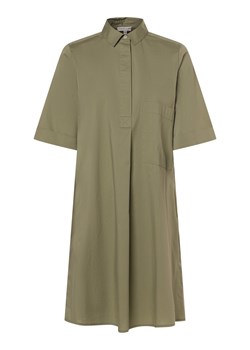Marie Lund Sukienka damska Kobiety Bawełna oliwkowy jednolity ze sklepu vangraaf w kategorii Sukienki - zdjęcie 170412055
