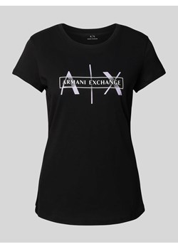 T-shirt z napisem z logo ze sklepu Peek&Cloppenburg  w kategorii Bluzki damskie - zdjęcie 170413299