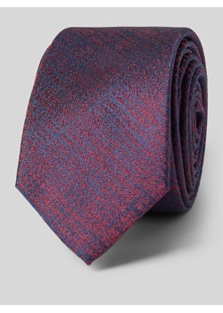 Krawat jedwabny ze wzorem na całej powierzchni (5 cm) ze sklepu Peek&Cloppenburg  w kategorii Krawaty - zdjęcie 170413407