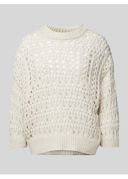 Sweter z dzianiny ze stójką model ‘MASHA’ ze sklepu Peek&Cloppenburg  w kategorii Swetry damskie - zdjęcie 170413446