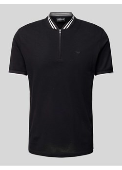 Koszulka polo o kroju slim fit z paskami w kontrastowym kolorze ze sklepu Peek&Cloppenburg  w kategorii T-shirty męskie - zdjęcie 170413449