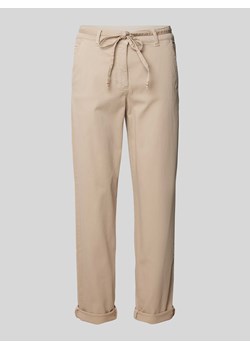 Spodnie z wiązanym paskiem ze sklepu Peek&Cloppenburg  w kategorii Spodnie damskie - zdjęcie 170413518