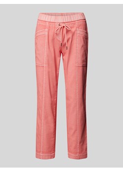 Spodnie sportowe z szwami działowymi ze sklepu Peek&Cloppenburg  w kategorii Spodnie damskie - zdjęcie 170413608
