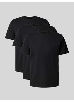 T-shirt w jednolitym kolorze ze sklepu Peek&Cloppenburg  w kategorii T-shirty męskie - zdjęcie 170413619