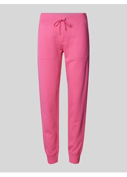 Spodnie dresowe w jednolitym kolorze ze sklepu Peek&Cloppenburg  w kategorii Spodnie damskie - zdjęcie 170413635