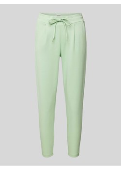 Spodnie dresowe o kroju slim fit z tunelem model ‘KATE’ ze sklepu Peek&Cloppenburg  w kategorii Spodnie damskie - zdjęcie 170413698