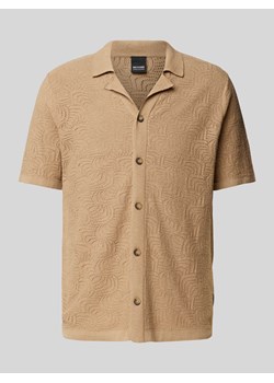 Koszula casualowa o kroju regular fit z fakturowanym wzorem model ‘DENVER LIFE’ ze sklepu Peek&Cloppenburg  w kategorii Koszule męskie - zdjęcie 170413776