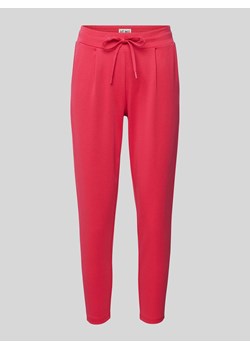 Spodnie dresowe o kroju slim fit z tunelem model ‘KATE’ ze sklepu Peek&Cloppenburg  w kategorii Spodnie damskie - zdjęcie 170413826