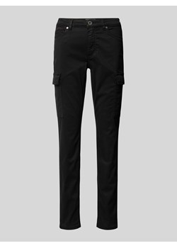 Spodnie cargo o kroju slim fit w jednolitym kolorze ze sklepu Peek&Cloppenburg  w kategorii Spodnie damskie - zdjęcie 170413888