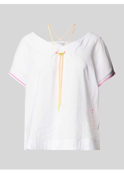 Bluzka z wiązaniem na szyi ze sklepu Peek&Cloppenburg  w kategorii Bluzki damskie - zdjęcie 170413899