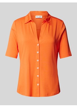 T-shirt z listwą guzikową na całej długości ze sklepu Peek&Cloppenburg  w kategorii Bluzki damskie - zdjęcie 170413939