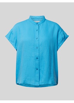 Bluzka koszulowa z czystego lnu ze sklepu Peek&Cloppenburg  w kategorii Koszule damskie - zdjęcie 170413965