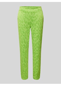 Spodnie dresowe o kroju slim fit z efektem podpalania model ‘Kate’ ze sklepu Peek&Cloppenburg  w kategorii Spodnie damskie - zdjęcie 170413989