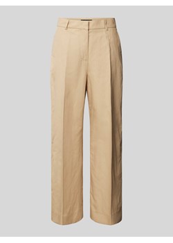 Spodnie materiałowe o kroju flared cut ze szlufkami na pasek model ‘ZIRCONE’ ze sklepu Peek&Cloppenburg  w kategorii Spodnie damskie - zdjęcie 170414115