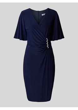 Sukienka koktajlowa o długości do kolan w stylu kopertowym ze sklepu Peek&Cloppenburg  w kategorii Sukienki - zdjęcie 170414118