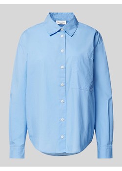 Bluzka koszulowa w jednolitym kolorze ze sklepu Peek&Cloppenburg  w kategorii Koszule damskie - zdjęcie 170414189