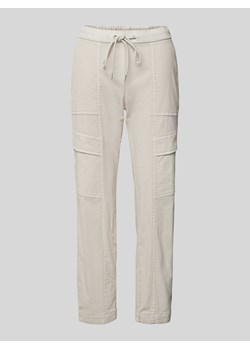 Spodnie sportowe z szwami działowymi ze sklepu Peek&Cloppenburg  w kategorii Spodnie damskie - zdjęcie 170414198