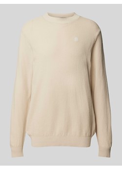 Sweter z dzianiny z okrągłym dekoltem model ‘Moss’ ze sklepu Peek&Cloppenburg  w kategorii Swetry męskie - zdjęcie 170414266