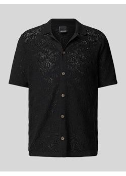 Koszula casualowa o kroju regular fit z fakturowanym wzorem model ‘DENVER LIFE’ ze sklepu Peek&Cloppenburg  w kategorii Koszule męskie - zdjęcie 170414285
