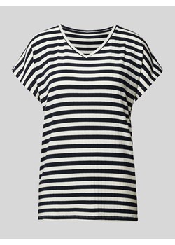 T-shirt z dekoltem w serek model ‘Kaiza’ ze sklepu Peek&Cloppenburg  w kategorii Bluzki damskie - zdjęcie 170414287