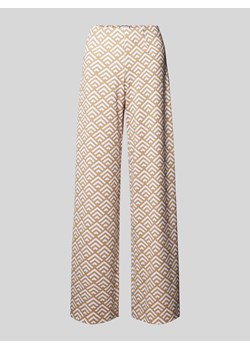 Spodnie ze wzorem na całej powierzchni model ‘KIMBERLY’ ze sklepu Peek&Cloppenburg  w kategorii Spodnie damskie - zdjęcie 170414327