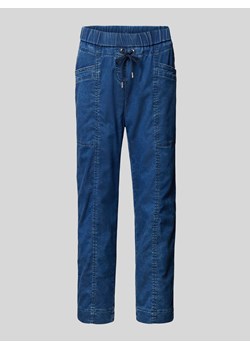 Spodnie sportowe z elastycznym pasem model ‘SUE’ ze sklepu Peek&Cloppenburg  w kategorii Spodnie damskie - zdjęcie 170414347