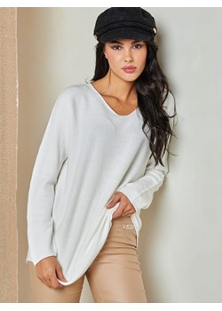 Plume Sweter &quot;Jamina&quot; w kolorze kremowym ze sklepu Limango Polska w kategorii Swetry damskie - zdjęcie 170414475