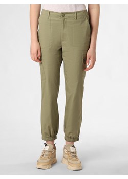 Franco Callegari Spodnie Kobiety Bawełna khaki jednolity ze sklepu vangraaf w kategorii Spodnie damskie - zdjęcie 170415697