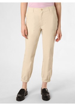 Franco Callegari Spodnie Kobiety Bawełna beżowy jednolity ze sklepu vangraaf w kategorii Spodnie damskie - zdjęcie 170415698