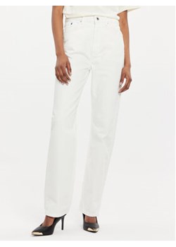 Karl Lagerfeld Jeans Jeansy 241J1106 Biały Straight Fit ze sklepu MODIVO w kategorii Jeansy damskie - zdjęcie 170424325
