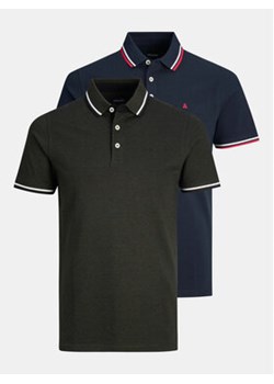 Jack&Jones Komplet 2 koszulek polo Paulos 12191216 Kolorowy Slim Fit ze sklepu MODIVO w kategorii T-shirty męskie - zdjęcie 170424398